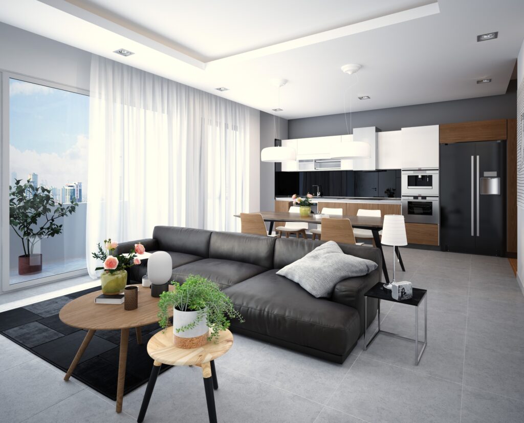 綺麗なリビングルーム